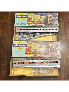 Athearn Trains In Miniature New Haven SL Diner & Vista Dome Car Kits